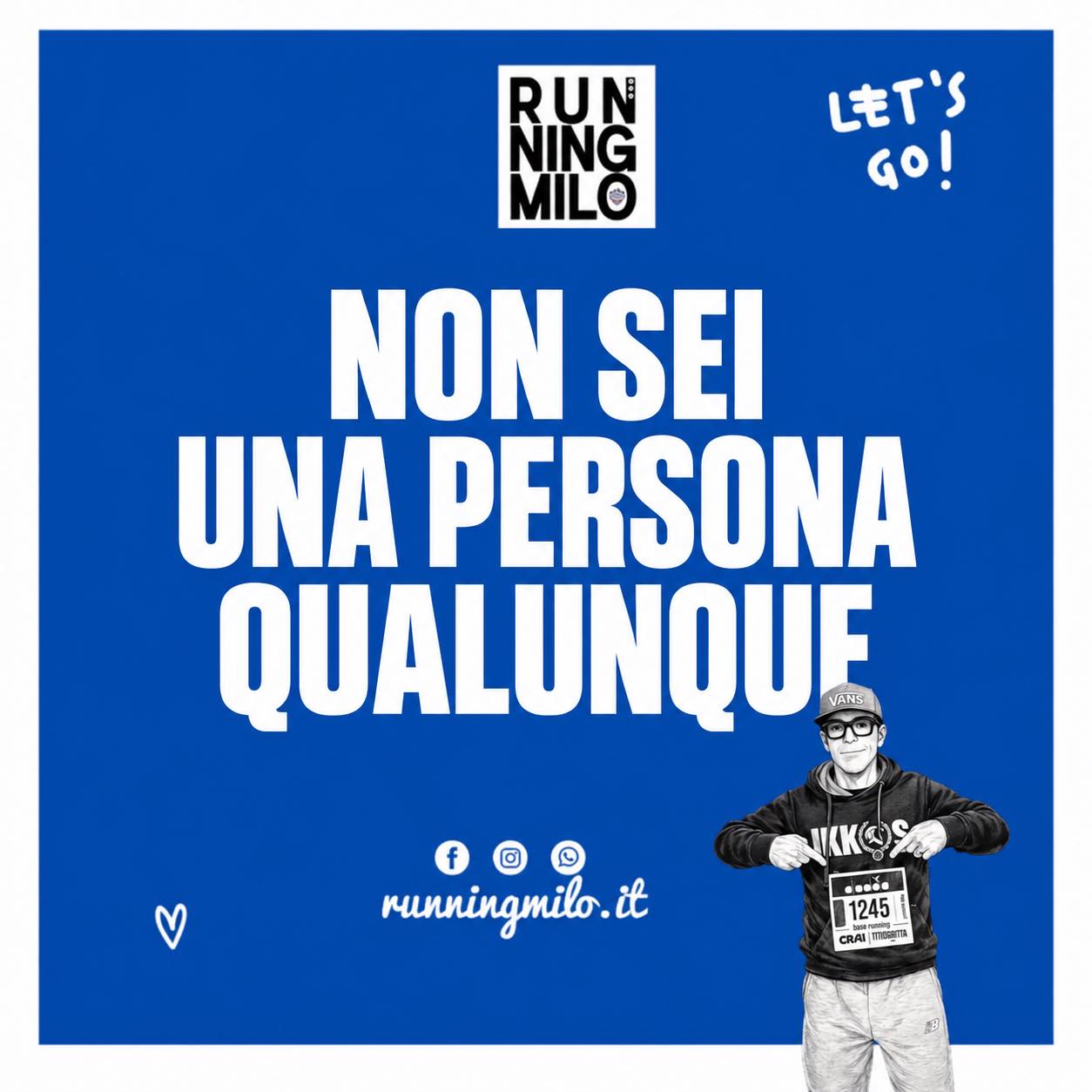 Sai quanto ci mette una persona qualunque a correre 10 km?

Una persona qualunque, spesso, quei 10 km non li corre proprio. 🤷🏼‍♂️

E tu sei lì a dire: «Sì, ma ci ho messo un’ora…».
Come se dovessi chiedere scusa per il tuo passo.

Ci siamo talmente abituati a confrontarci che abbiamo perso il valore di quello che facciamo.

Quindi lascia perdere il tempo perfetto, le scarpe perfette, il clima ideale e l’abbigliamento da copertina.

Per uscire a correre non devi aspettare che tutti i pianeti siano allineati. E nemmeno l’approvazione di Strava.

Esci. Corri al tuo passo. Cammina se ti serve.
Che siano 3, 5 o 10 km, stai facendo qualcosa per te.

Puoi voler migliorare, certo. Ma senza sminuire ogni volta il punto da cui parti.

Il cronometro misura il tempo. Non il valore della tua fatica.

Oggi sei uscito anche se non ne avevi voglia?
È già una vittoria. ✌️

Tu riesci a essere soddisfatto della tua corsa o guardi subito il passo? Raccontamelo qui sotto 👇

#runningmilo #corsa #ikkosatletitaranto #maratona #mezzamaratona #corsainmontagna🏃🗻